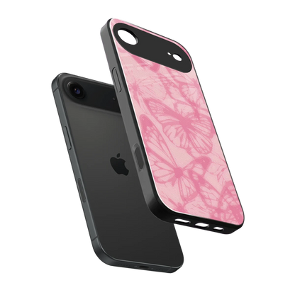 Butterfly Spectrum sleek iphone air cover with tempered glass back and TPU edges