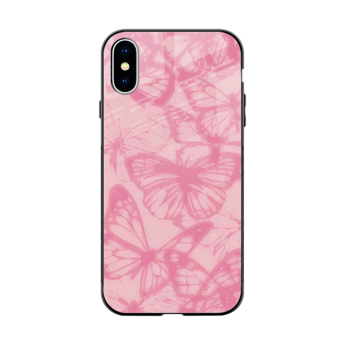 Butterfly Spectrum back phone cover | glass case for iphone xs