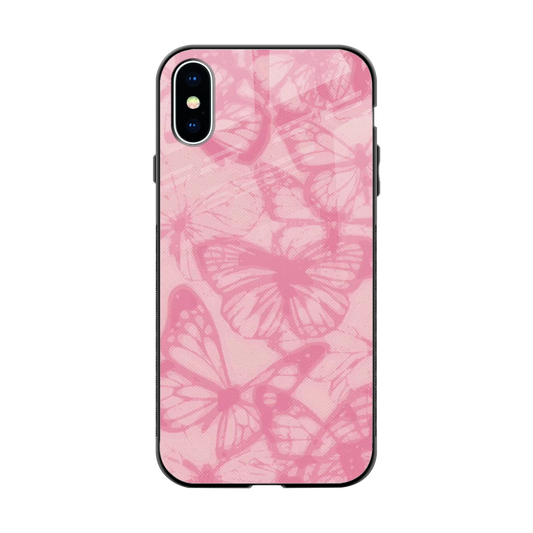 Butterfly Spectrum back phone cover | glass case for iphone xs