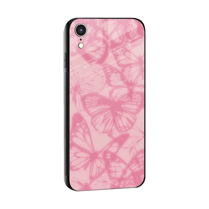 Butterfly Spectrum sleek iphone xr cover with tempered glass back and TPU edges