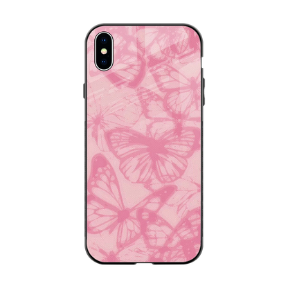 Butterfly Spectrum back phone cover | glass case for iphone xs max