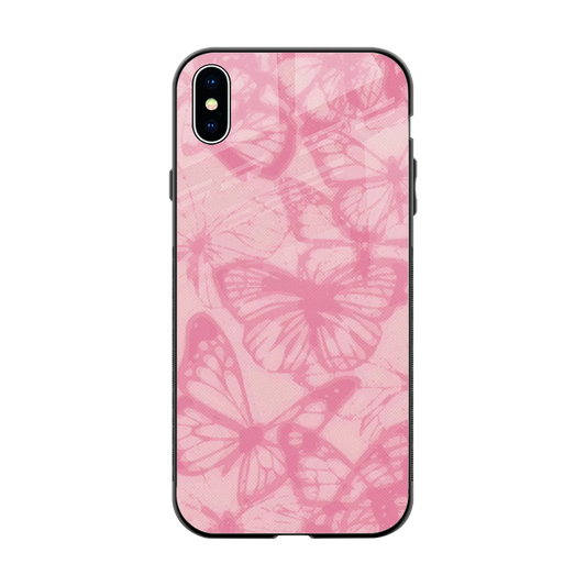 Butterfly Spectrum back phone cover | glass case for iphone xs max