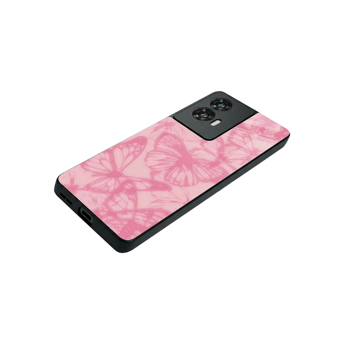 Butterfly Spectrum stylish phone case for motorola edge 50 fusion | glossy glass and slim fit
