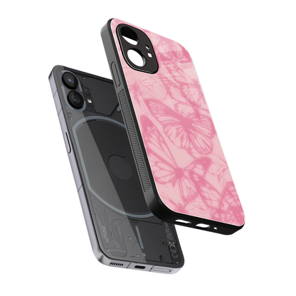 Butterfly Spectrum sleek nothing phone 1 cover with tempered glass back and TPU edges