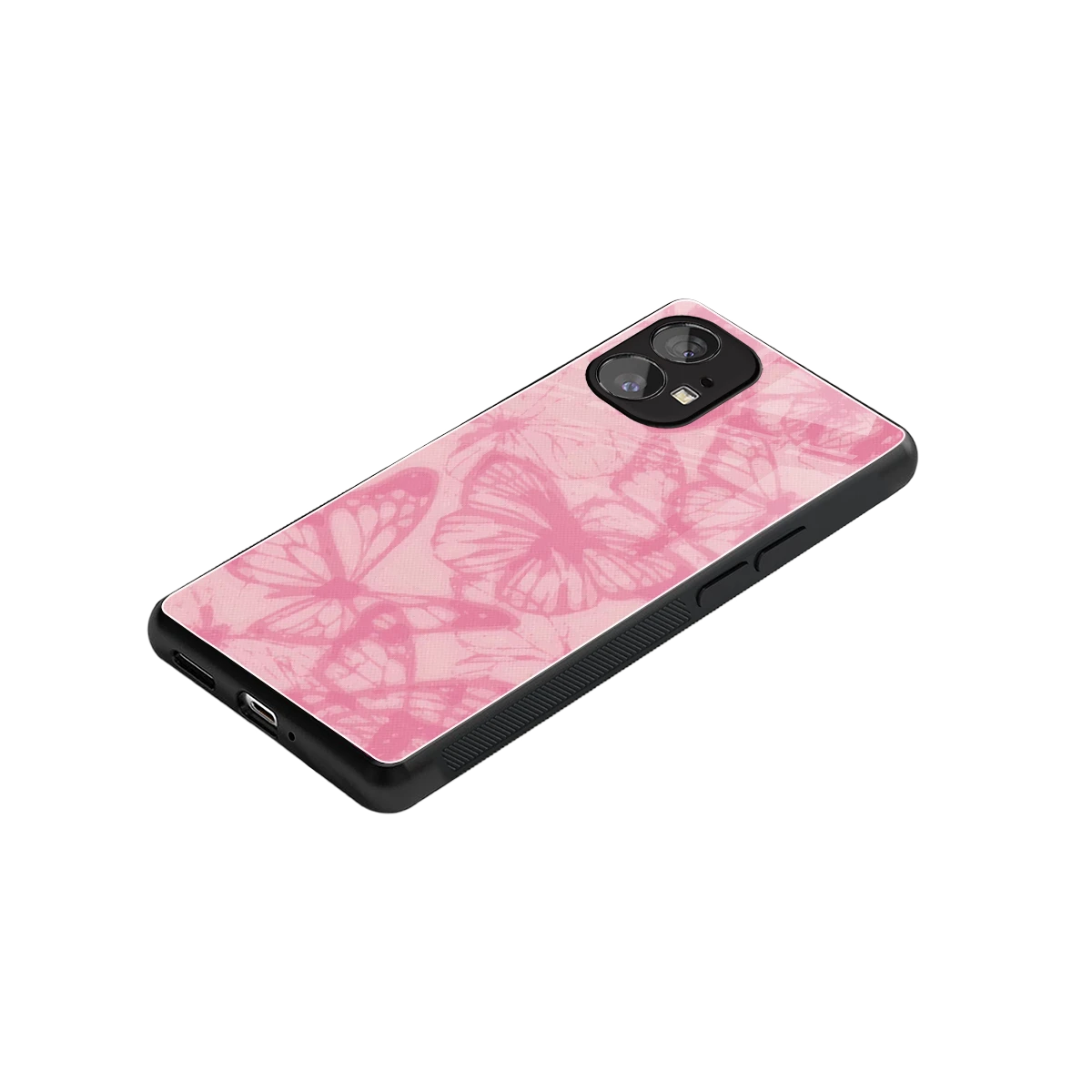 Butterfly Spectrum stylish phone case for nothing phone 1 | glossy glass and slim fit