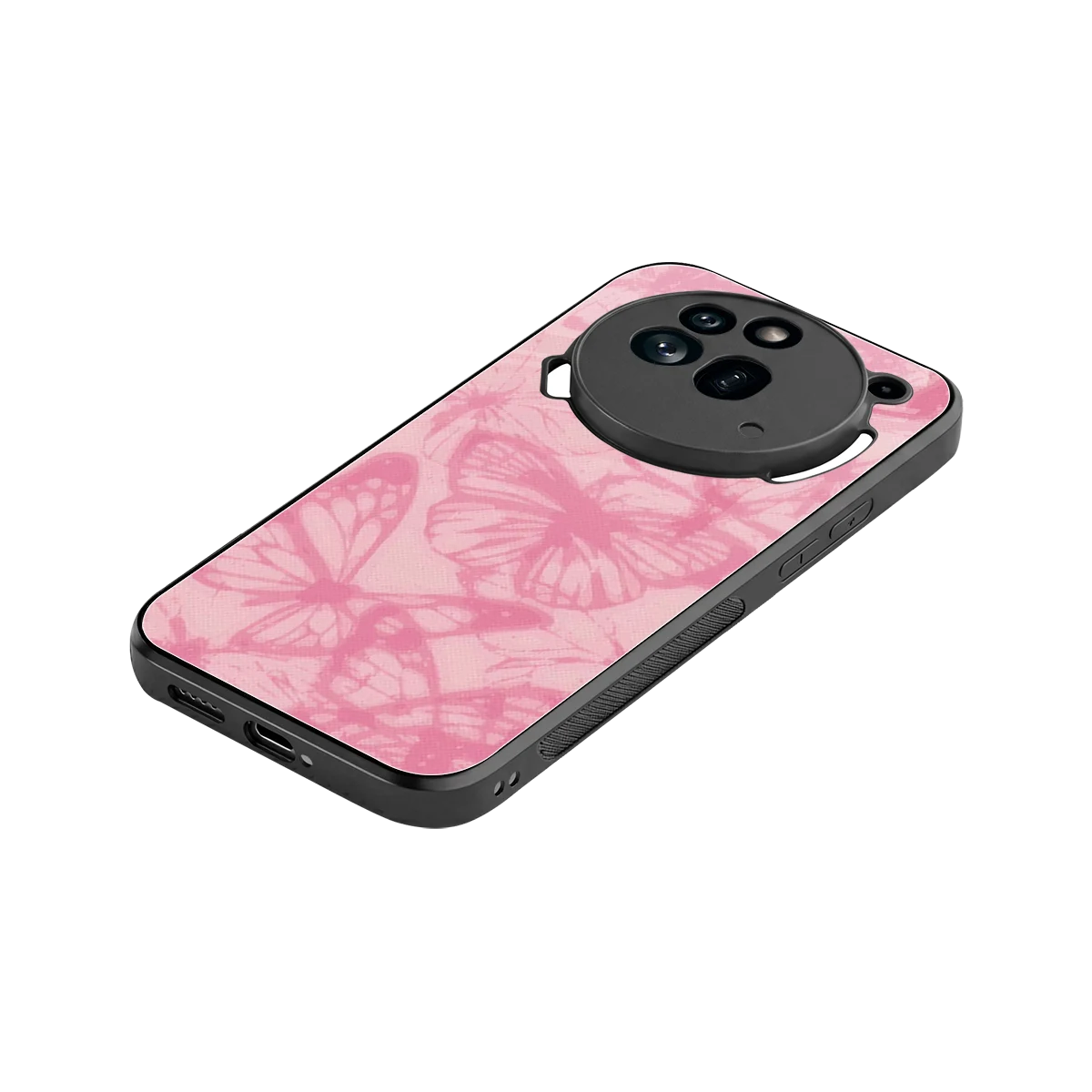 Butterfly Spectrum stylish phone case for nothing phone 3a pro | glossy glass and slim fit