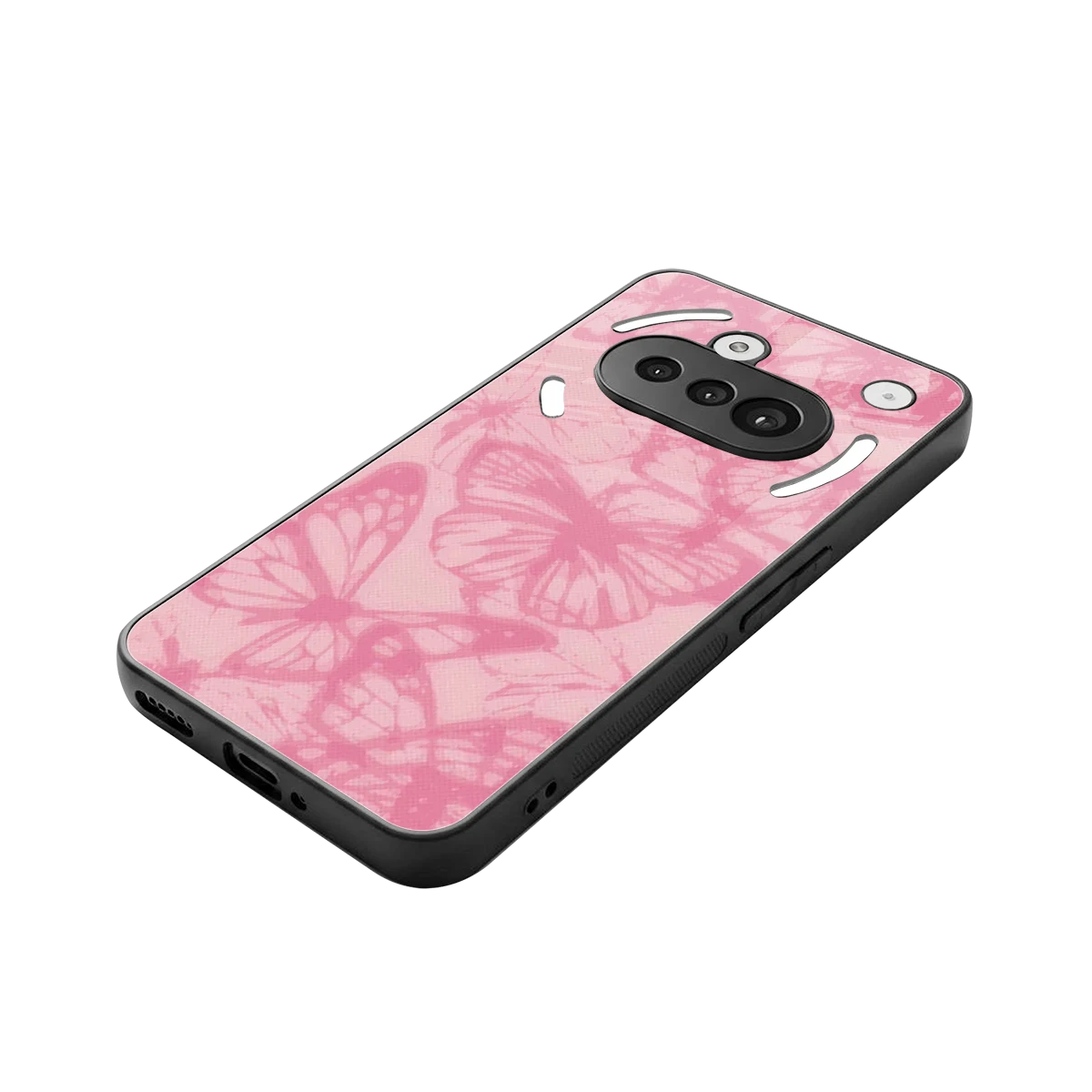 Butterfly Spectrum stylish phone case for nothing phone 3a | glossy glass and slim fit