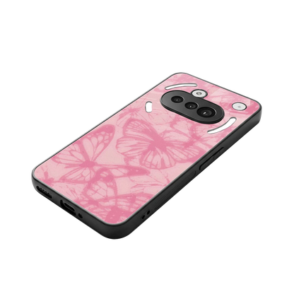 Butterfly Spectrum stylish phone case for nothing phone 3a | glossy glass and slim fit