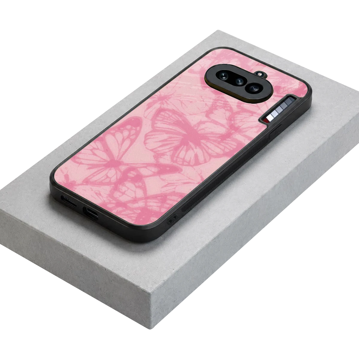 Butterfly Spectrum stylish phone case for nothing phone 4a | glossy glass and slim fit