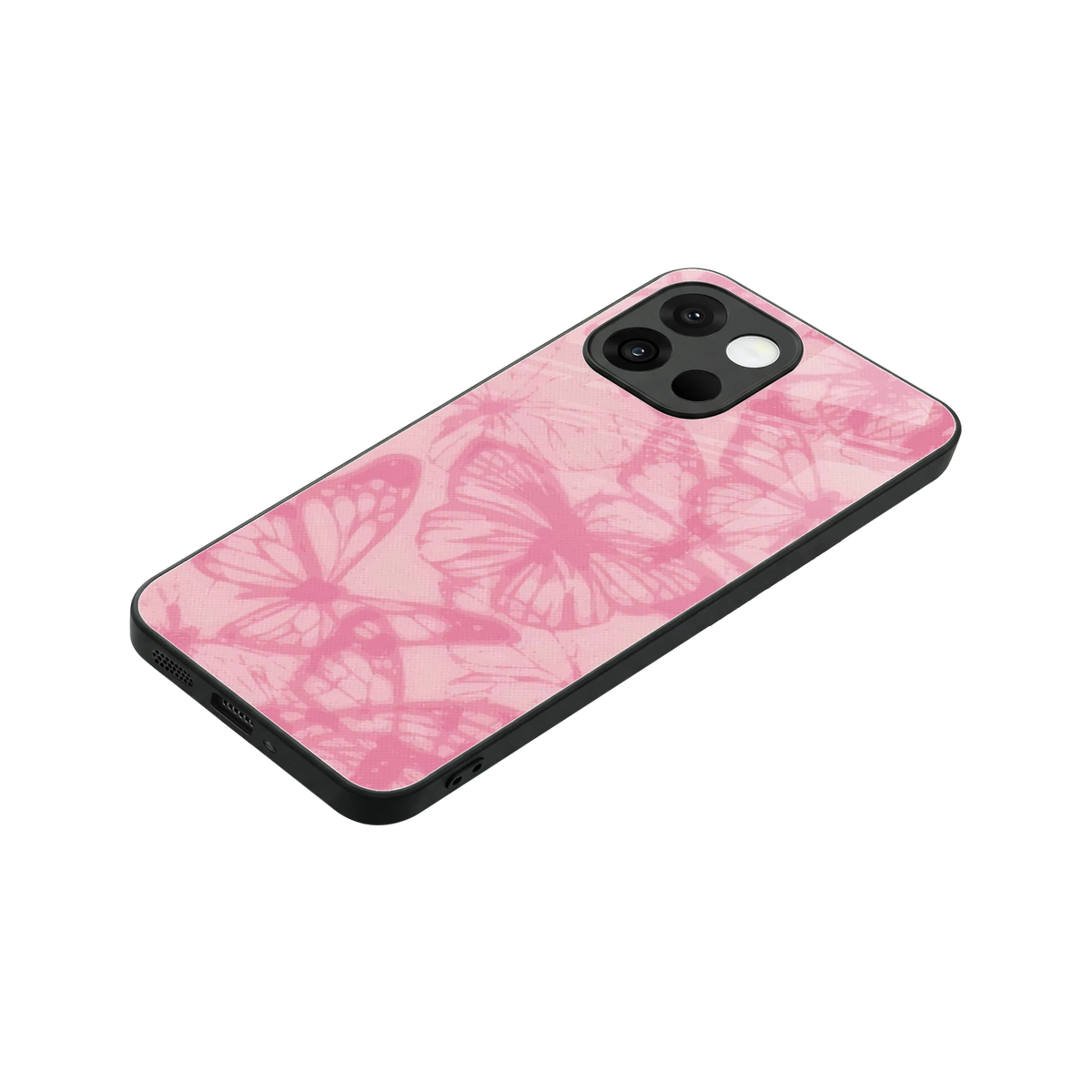 Butterfly Spectrum stylish phone case for oneplus 13s | glossy glass and slim fit