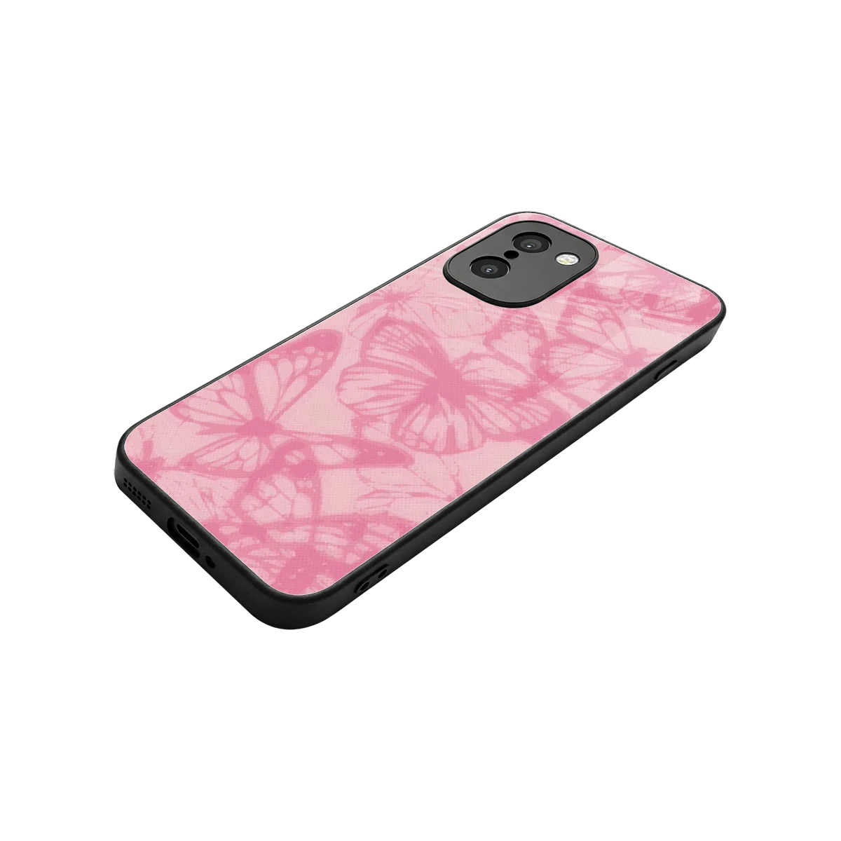 Butterfly Spectrum stylish phone case for oneplus 15r | glossy glass and slim fit