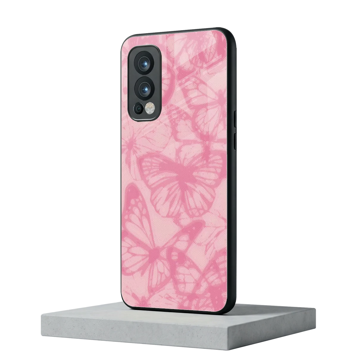 Butterfly Spectrum oneplus nord 2 mobile cover | shockproof glass phone case