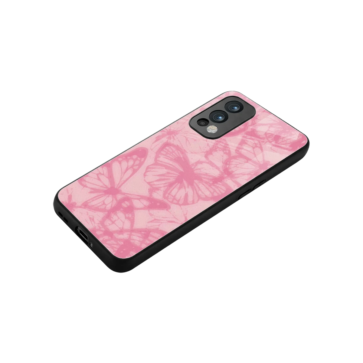 Butterfly Spectrum stylish phone case for oneplus nord 2 | glossy glass and slim fit