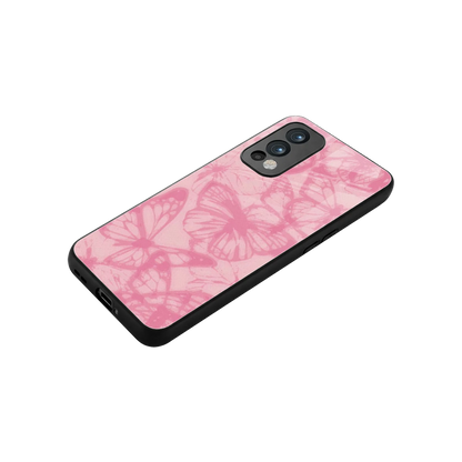 Butterfly Spectrum stylish phone case for oneplus nord 2 | glossy glass and slim fit