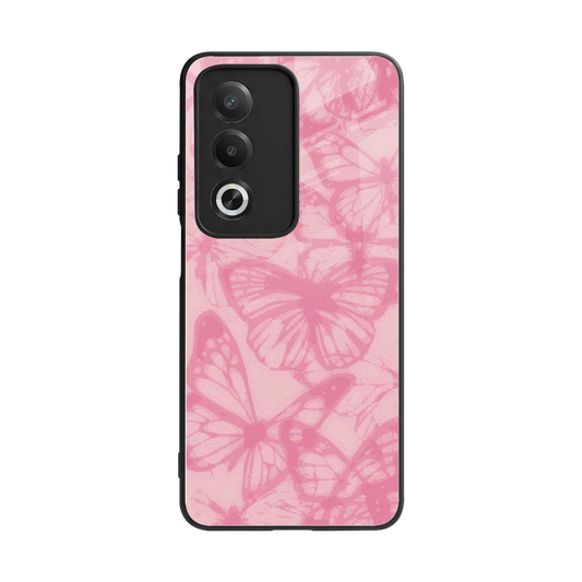 Butterfly Spectrum back phone cover | glass case for oppo a3 pro