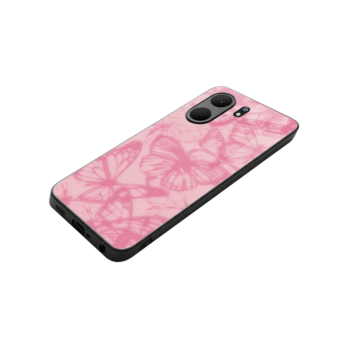 Butterfly Spectrum stylish phone case for oppo a5x 5g | glossy glass and slim fit