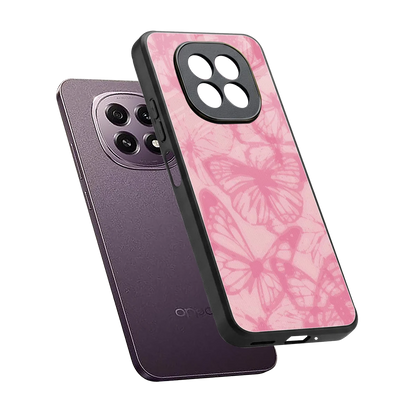 Butterfly Spectrum sleek oppo f29 5g cover with tempered glass back and TPU edges