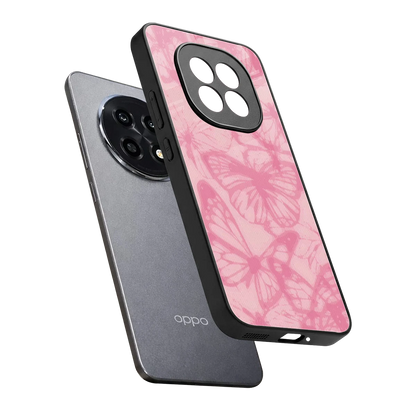 Butterfly Spectrum sleek oppo f29 pro 5g cover with tempered glass back and TPU edges