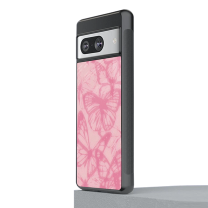 Butterfly Spectrum stylish phone case for google pixel 8 | glossy glass and slim fit