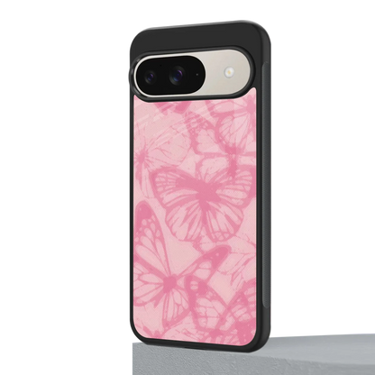 Butterfly Spectrum google pixel 9 mobile cover | shockproof glass phone case