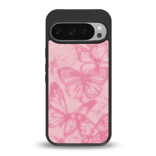 Butterfly Spectrum back phone cover | glass case for google pixel 9 pro xl
