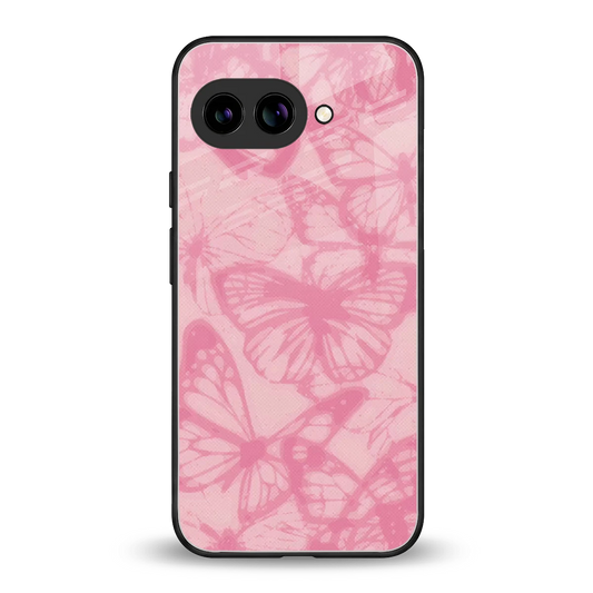 Butterfly Spectrum back phone cover | glass case for google pixel 10a