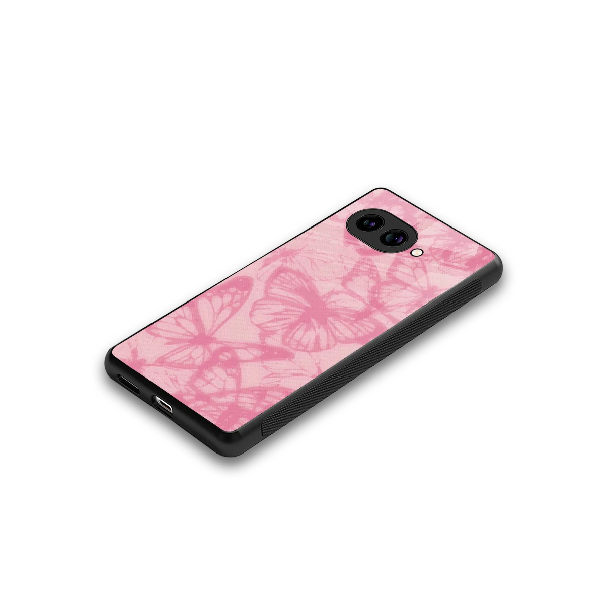 Butterfly Spectrum stylish phone case for google pixel 10a | glossy glass and slim fit