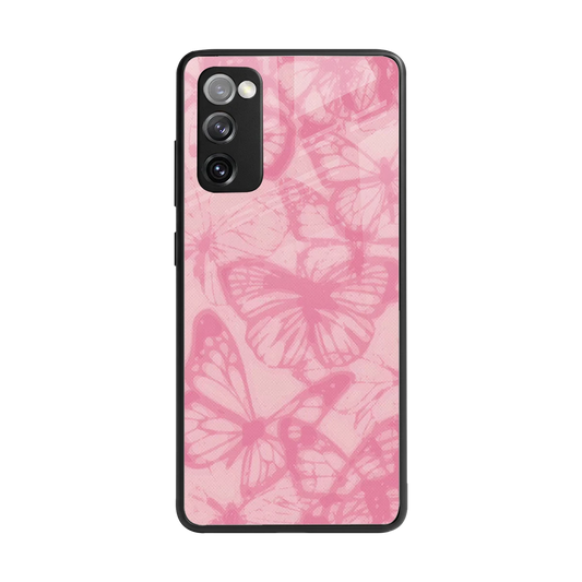 Butterfly Spectrum back phone cover | glass case for samsung galaxy s20 fe