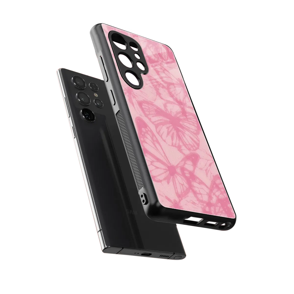 Butterfly Spectrum sleek samsung galaxy s26 ultra cover with tempered glass back and TPU edges