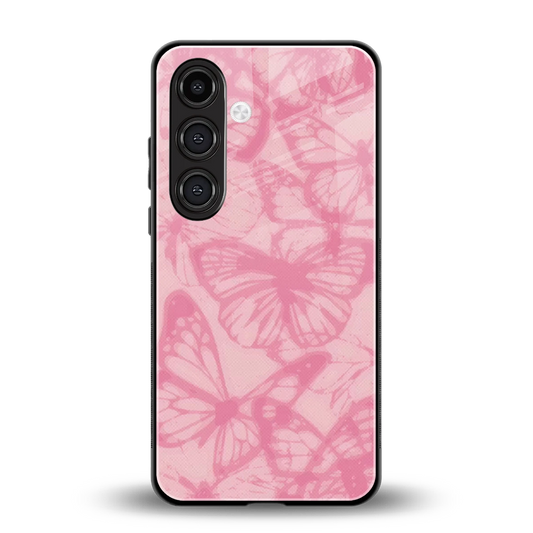 Butterfly Spectrum back phone cover | glass case for samsung galaxy s24