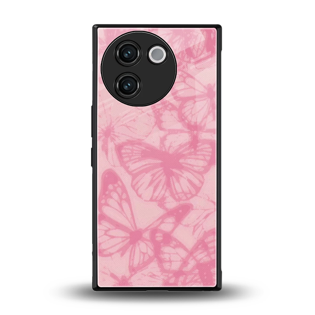 Butterfly Spectrum back phone cover | glass case for vivo v30e