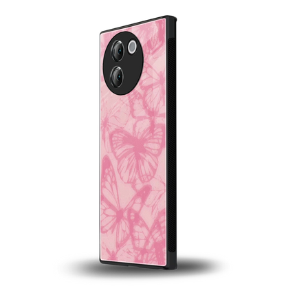 Butterfly Spectrum vivo v30e mobile cover | shockproof glass phone case