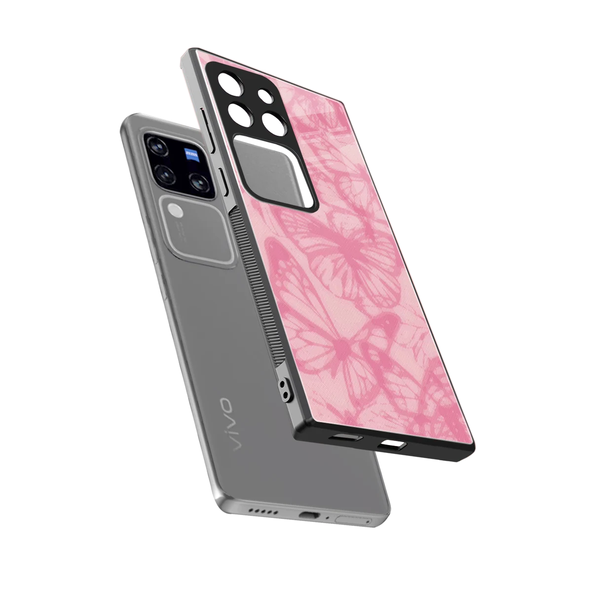 Butterfly Spectrum sleekvivo v30 pro cover with tempered glass back and TPU edges