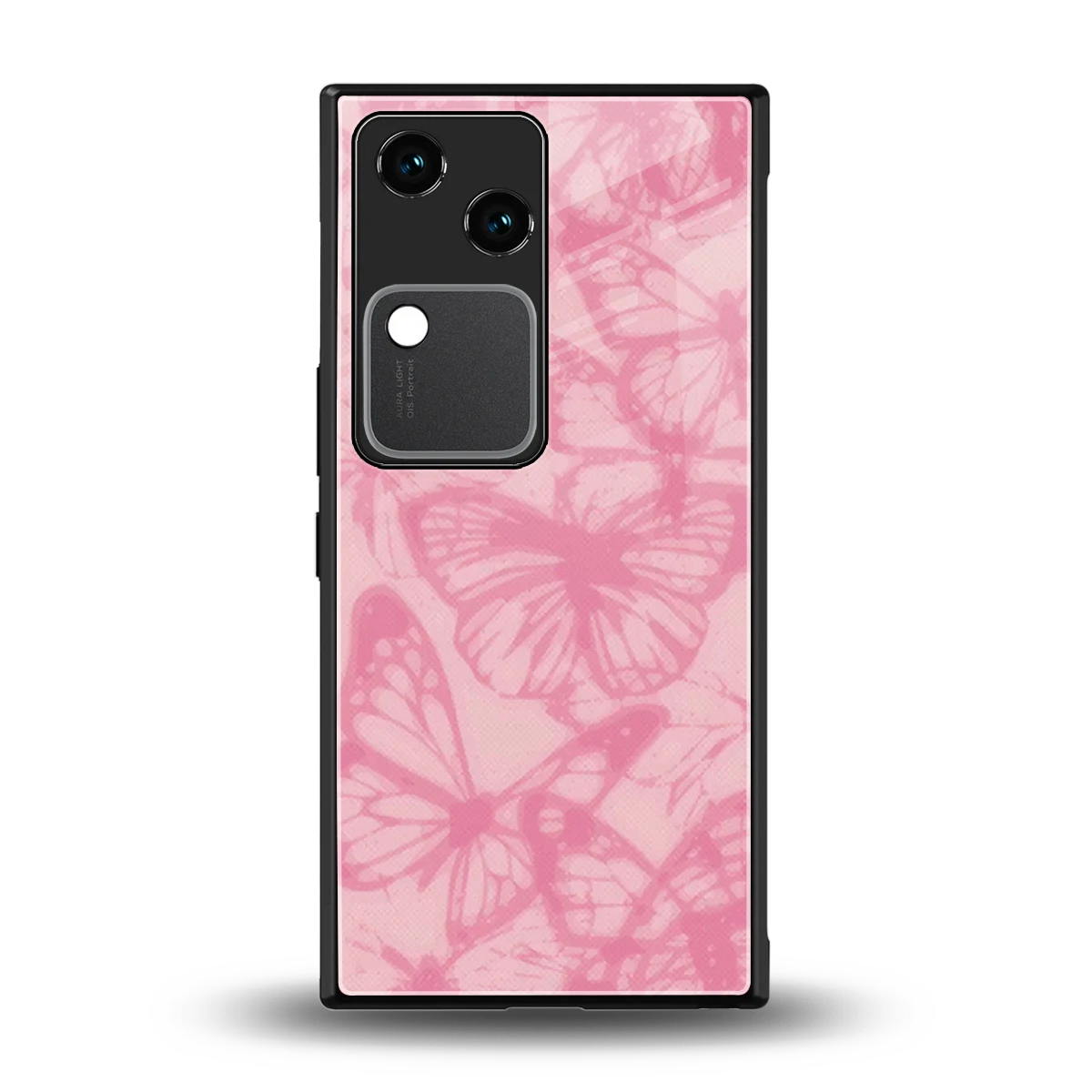 Butterfly Spectrum back phone cover | glass case for vivo v30
