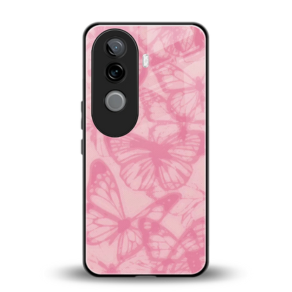 Butterfly Spectrum back phone cover | glass case for vivo v40e