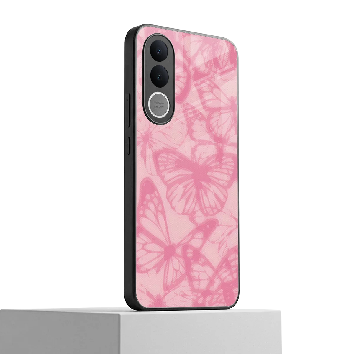 Butterfly Spectrum vivo v70 fe mobile cover | shockproof glass phone case