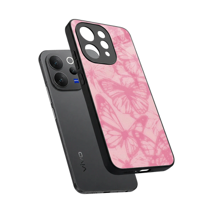 Butterfly Spectrum sleek vivo v70 elite cover with tempered glass back and TPU edges