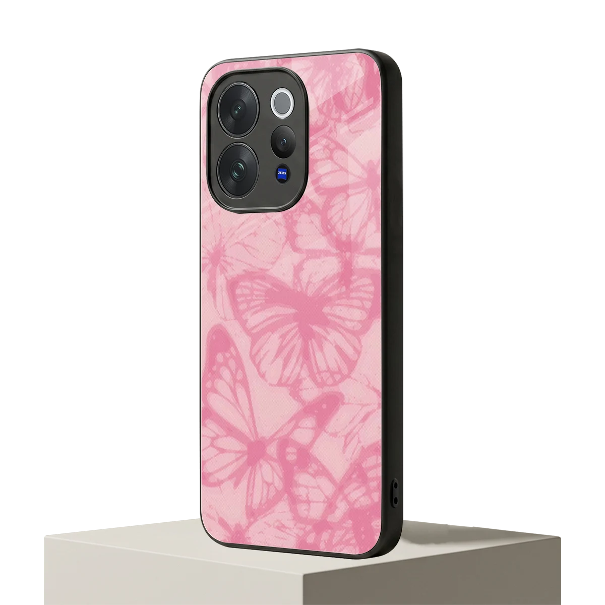 Butterfly Spectrum vivo v70 mobile cover | shockproof glass phone case
