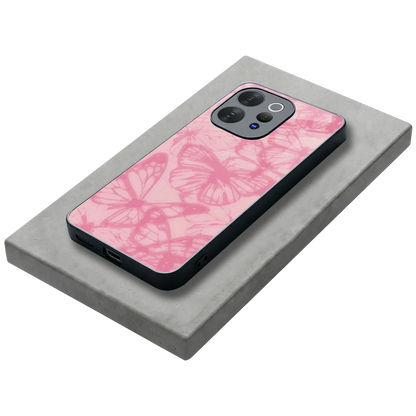 Butterfly Spectrum stylish phone case for vivo v70 | glossy glass and slim fit