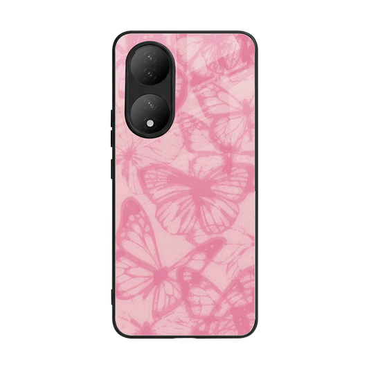Butterfly Spectrum back phone cover | glass case for Vivo-y100