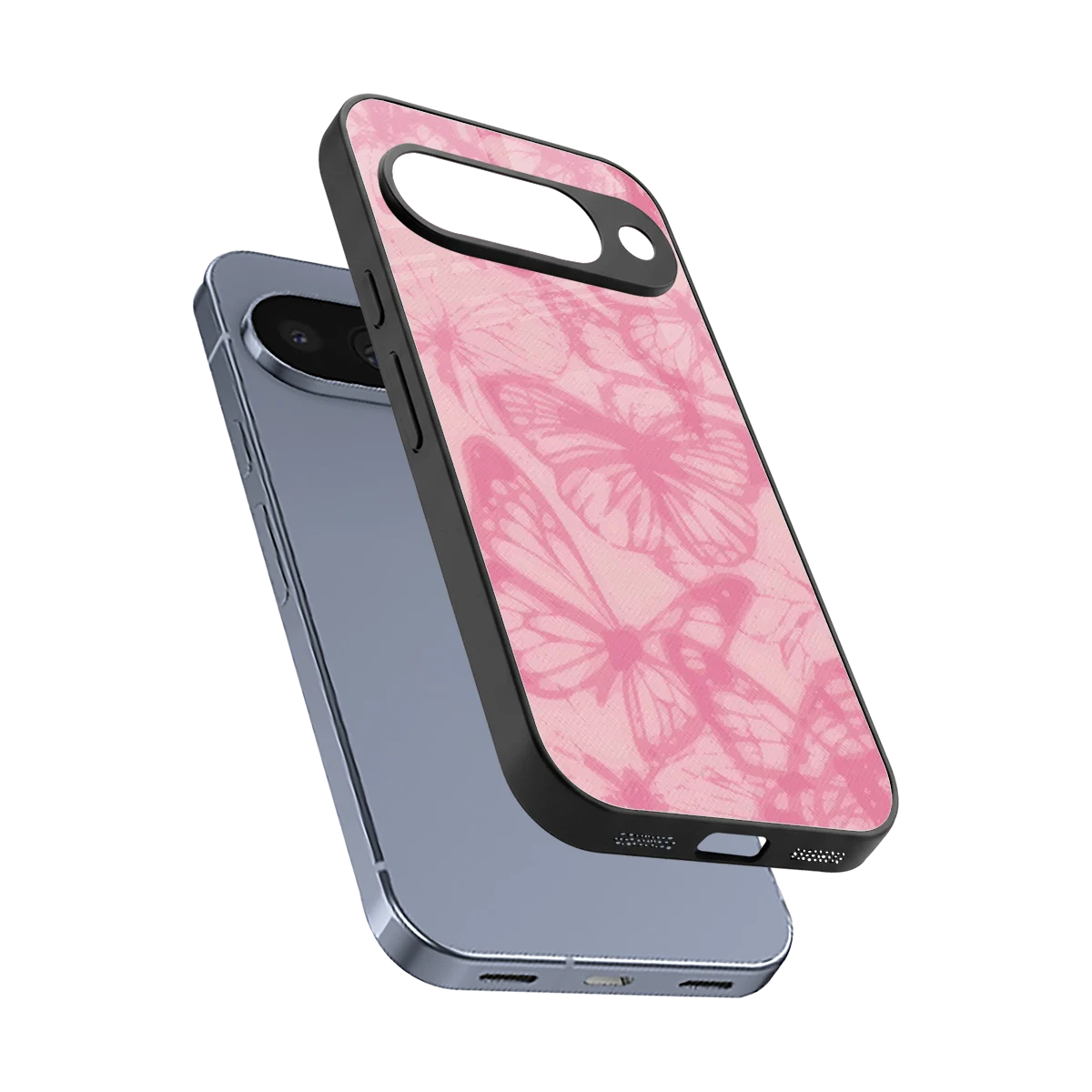 Butterfly Spectrum sleek google pixel 10 cover with tempered glass back and TPU edges