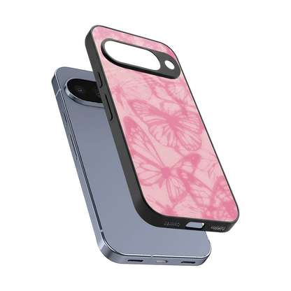 Butterfly Spectrum sleek google pixel 10 cover with tempered glass back and TPU edges