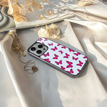 Butterfly Burst Lite Phone Case for Iphone 16 | Glass Case