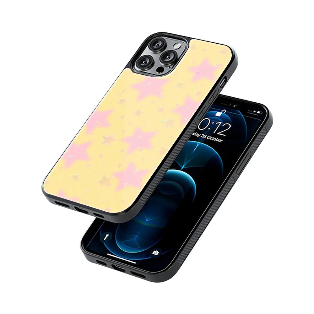 Protective Glass Back Phone Case Compatible with iPhone, Samsung, OnePlus, Pixel & More