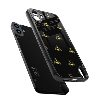 Buzz Bliss sleek cmf nothing phone 1 cover with tempered glass back and TPU edges