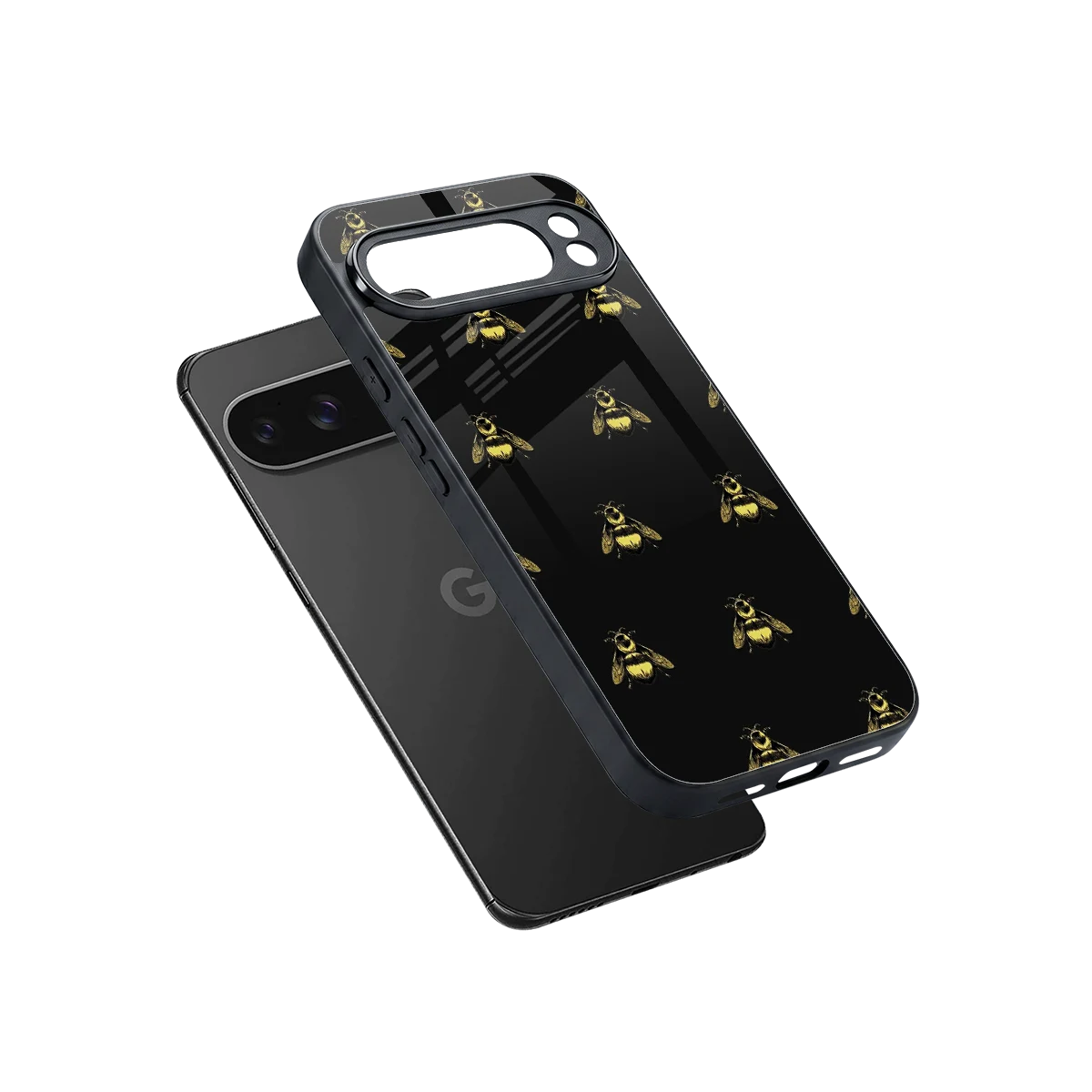 Buzz Bliss sleek google pixel 10 pro xl cover with tempered glass back and TPU edges