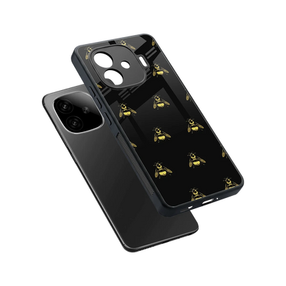 Buzz Bliss sleek iqoo neo 10r 5g cover with tempered glass back and TPU edges