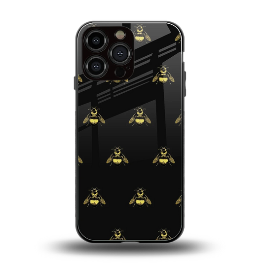 Buzz Bliss back phone cover | glass case for iphone 15 pro max