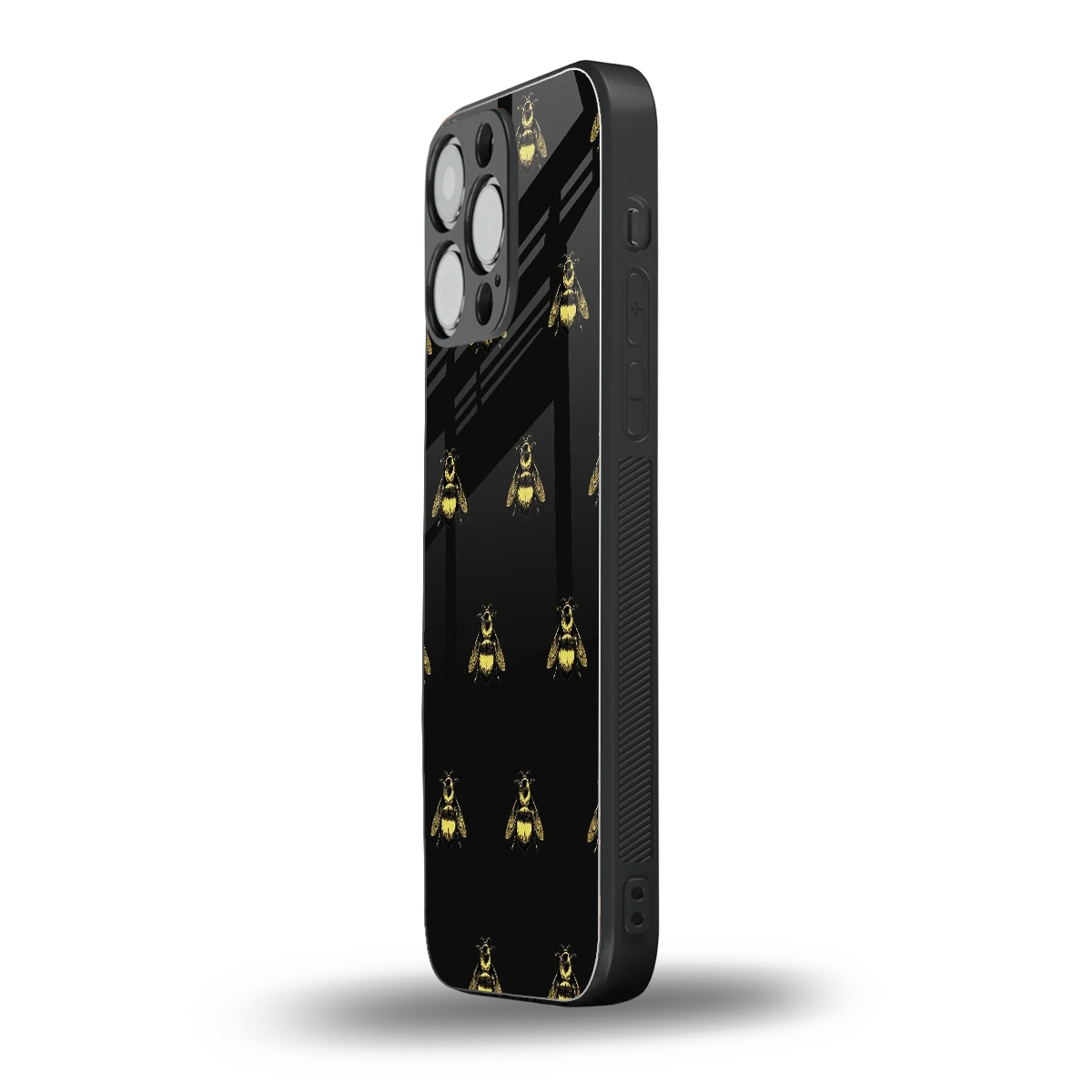 Buzz Bliss iphone 15 pro max mobile cover | shockproof glass phone case