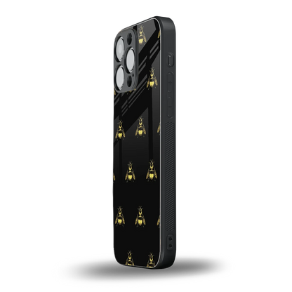 Buzz Bliss iphone 15 pro max mobile cover | shockproof glass phone case